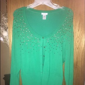 Cardigan and halter to match